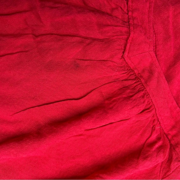 Maeve by Anthropologie Women's 3/4 Sleeve Red Blouse - Picture 7 of 7